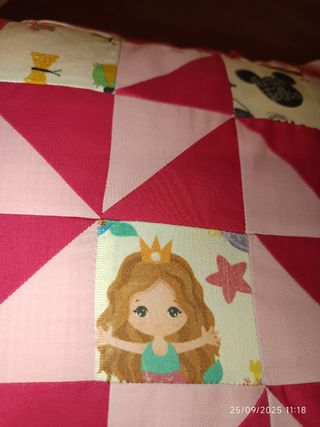 Funda cojín 38x38 cm hecha a mano