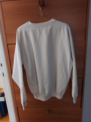 Felpa vintage Trussardi bianca con barca a vela