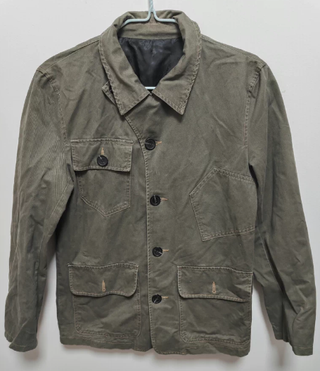 Chaqueta verde militar hombre