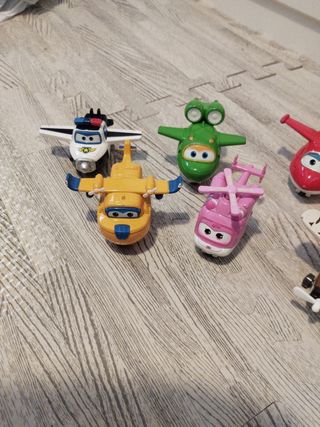 Colección Aviones Super Wings Metálicos