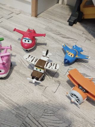 Colección Aviones Super Wings Metálicos