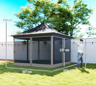 Carpa plegable con mosquitera