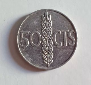 Moneda 50 Céntimos 1966