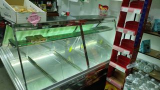 Panera expositora acero inoxidable