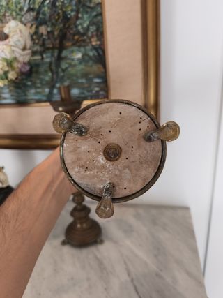 Candelabros barrocos de latón