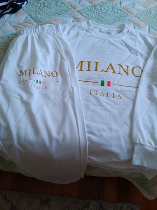 Conjunto deportivo MILANO ITALIA blanco