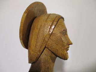 NO ENVÍO - TALLA ANTIGUA JESÚS CUBISTA DE C.MATEO