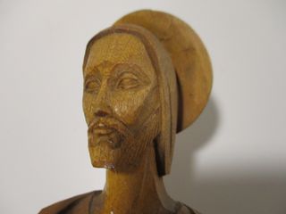 NO ENVÍO - TALLA ANTIGUA JESÚS CUBISTA DE C.MATEO