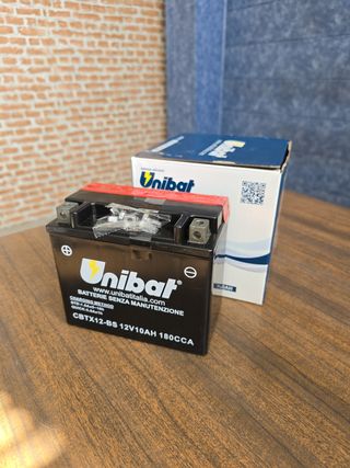 Batería CBTX12-BS 12V 10AH UNIBAT NUEVA