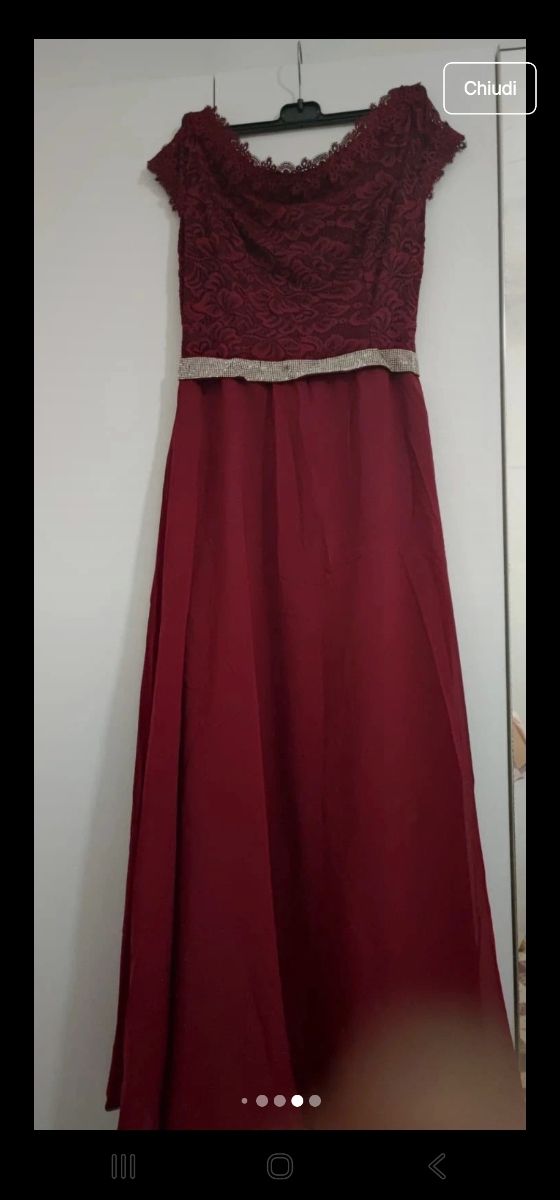 Abito elegante rosso