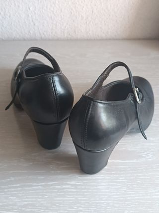 Zapatos Flamenco Gallardo Talla 36 Negros