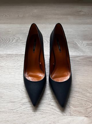 Zapatos de salón Zara Azul Marino Talla 38