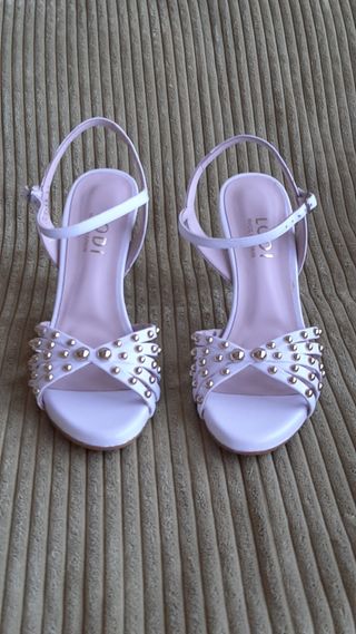 Zapatos LODI Novia Talla 38 Blancos Sin Estrenar