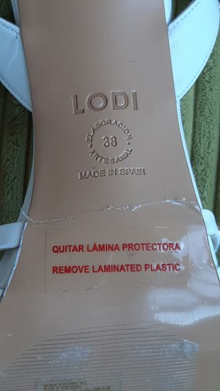 Zapatos LODI Novia Talla 38 Blancos Sin Estrenar