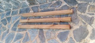 Postes de madera vallas