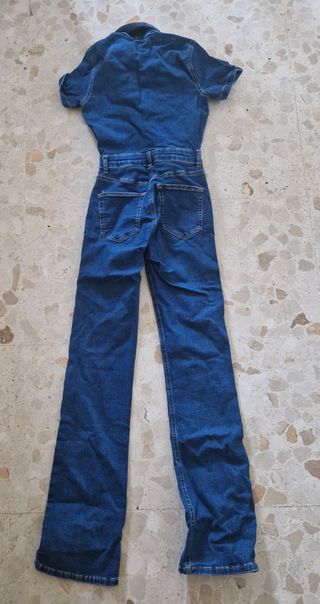 Mono vaquero azul