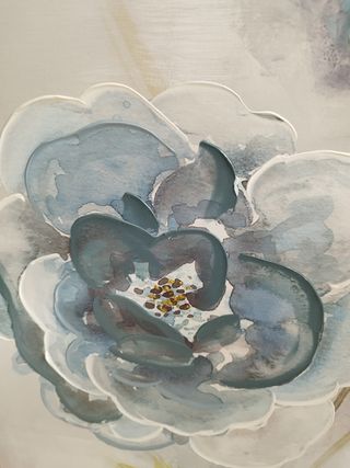 Cuadro Flores y Mariposa.