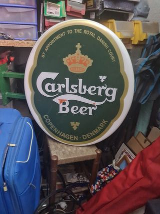 Cartel luminoso Carlsberg
