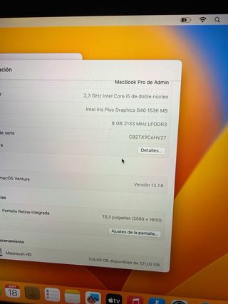 MacBook Pro 2019 Plata