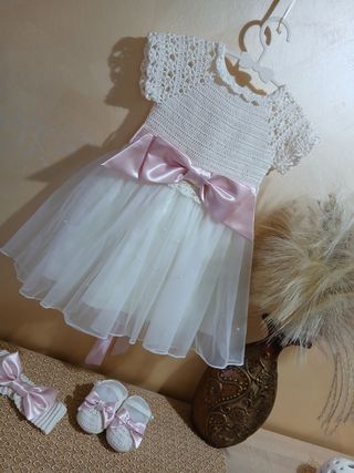 Abito Battesimo fatto a mano