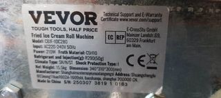 Máquina Helado Roll Tailandés/Frito usada 2 veces