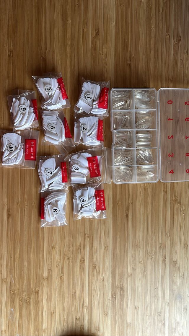 tips Uñas postizas acrílicas para manicura