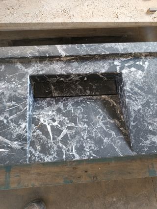 Encimera de baño de mármol