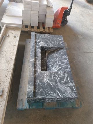 Encimera de baño de mármol