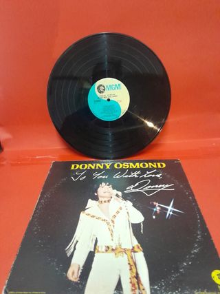 Vinilo Donny Osmond To You With Love