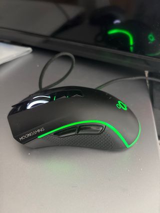 Ratón Gaming MOONGAMING Negro