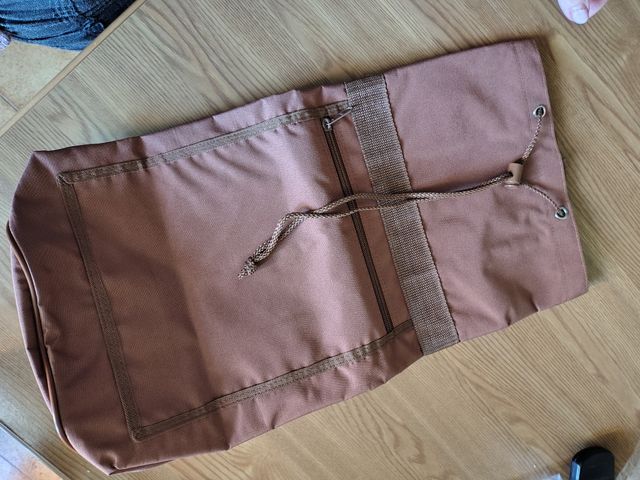 Mochila de hombro marrón/burdeos Nuevo