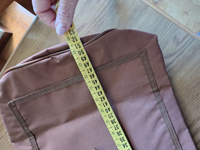 Mochila de hombro marrón/burdeos Nuevo