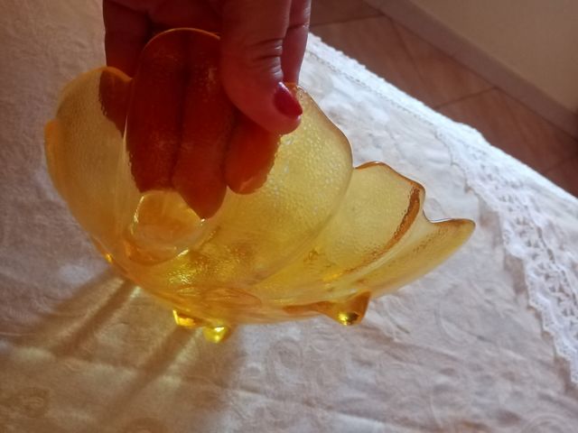 Svutatasche, in vetro di  Murano.