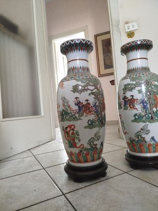 Coppia Vasi Cinesi Dinastia Ming
