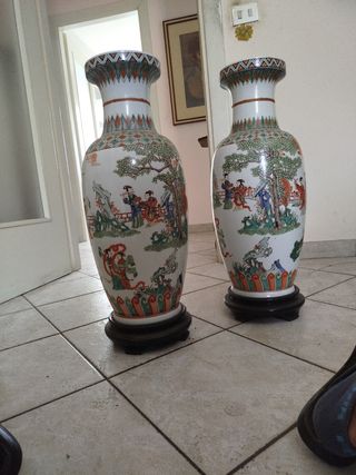 Coppia Vasi Cinesi Dinastia Ming