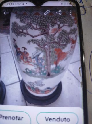 Coppia Vasi Cinesi Dinastia Ming