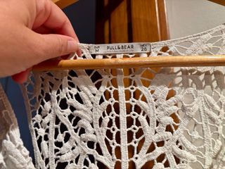 Vestido blanco Pull&Bear Talla M