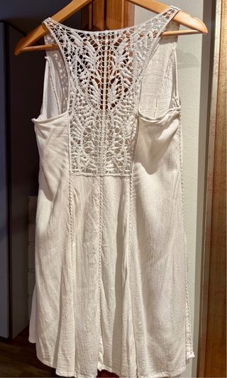 Vestido blanco Pull&Bear Talla M