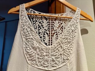 Vestido blanco Pull&Bear Talla M