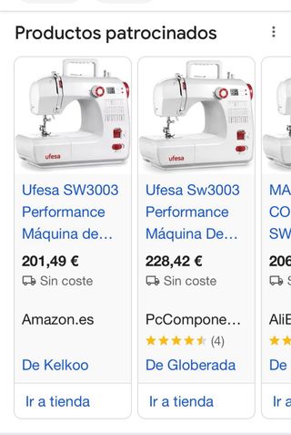 Máquina de coser Ufesa SW3003 Performance
