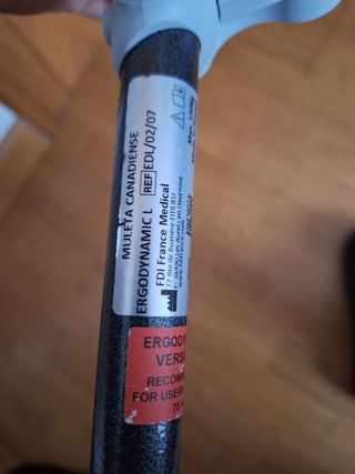 Muletas ergonómicas Ergodynamic talla L 