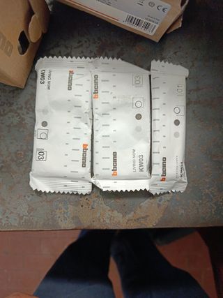 Serie BTicino placche e interruttori