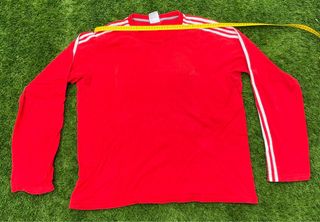 Camiseta Adidas Vintage Roja Manga Larga