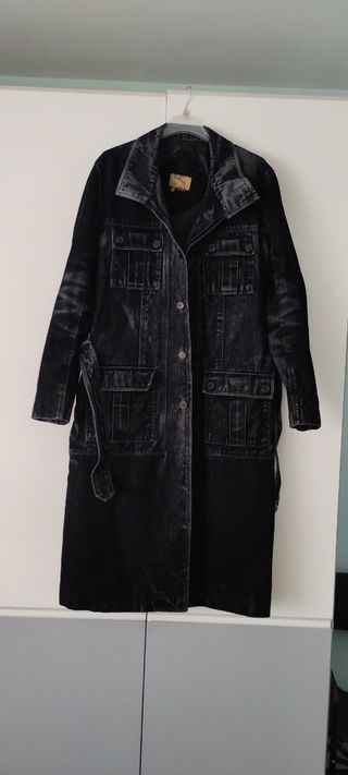 Abrigo largo Zara hombre negro Talla L