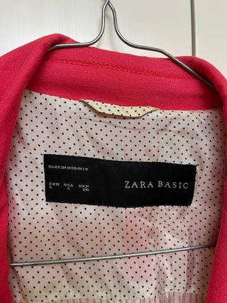 Americana Zara rosa fucsia talla S