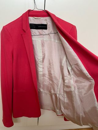 Americana Zara rosa fucsia talla S