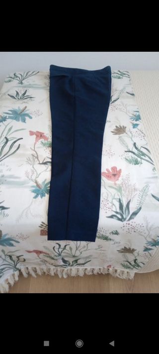 Pantalón azul marino Mango Talla 36