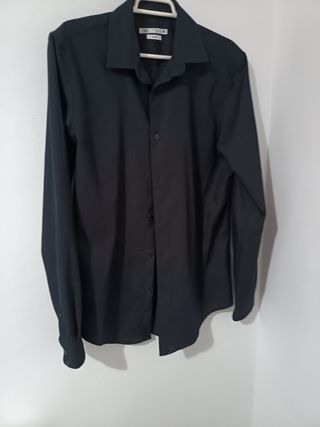 Camisa Zara Negra Talla S 
