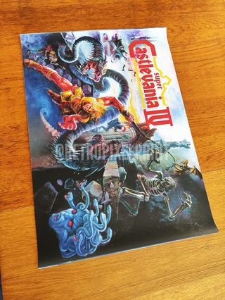 SUPER CASTLEVANIA IV lona 50x70cm