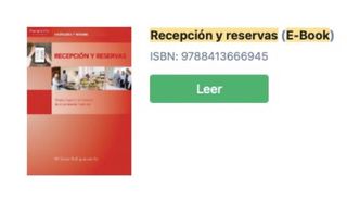 Recepción y reservas (E-Book)